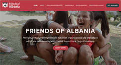Desktop Screenshot of friendsofalbania.net
